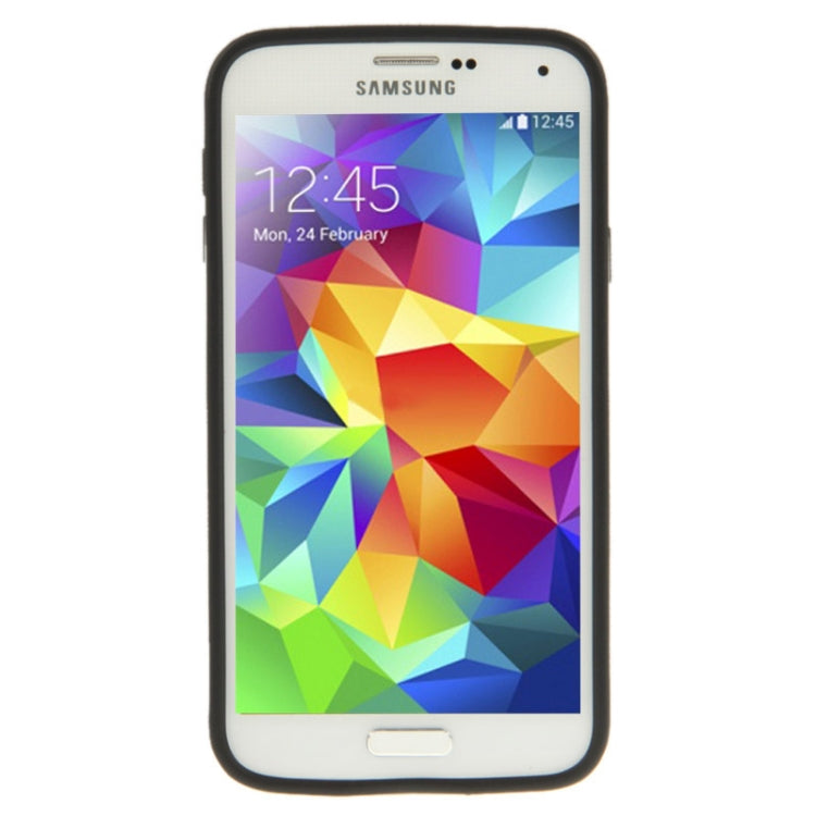 Translucent Frosted TPU Protective Case with Detachable Plastic Frame & Holder for Galaxy S5 / G900