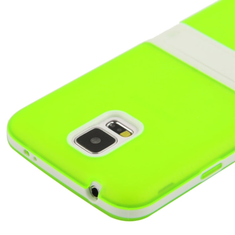 Translucent Frosted TPU Protective Case with Detachable Plastic Frame & Holder for Galaxy S5 / G900