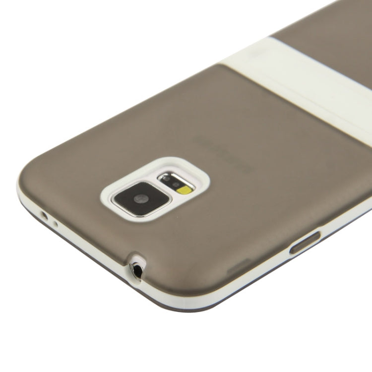 Translucent Frosted TPU Protective Case with Detachable Plastic Frame & Holder for Galaxy S5 / G900