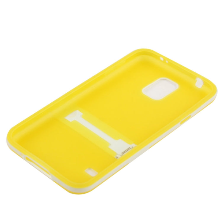 Translucent Frosted TPU Protective Case with Detachable Plastic Frame & Holder for Galaxy S5 / G900