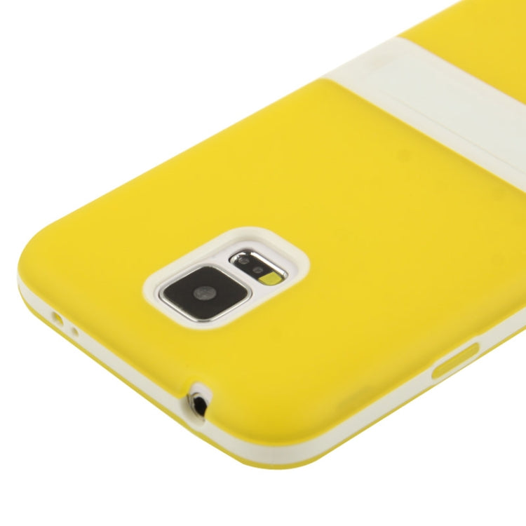 Translucent Frosted TPU Protective Case with Detachable Plastic Frame & Holder for Galaxy S5 / G900