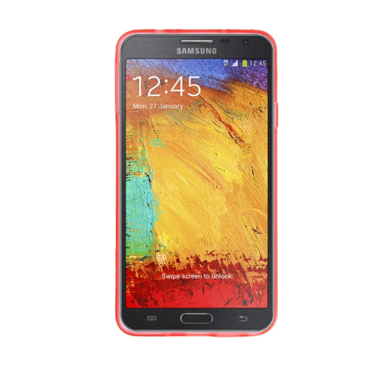Transparent Plastic + Fluorescent Effect TPU Frame Case for Galaxy Note 3 Neo / N7505