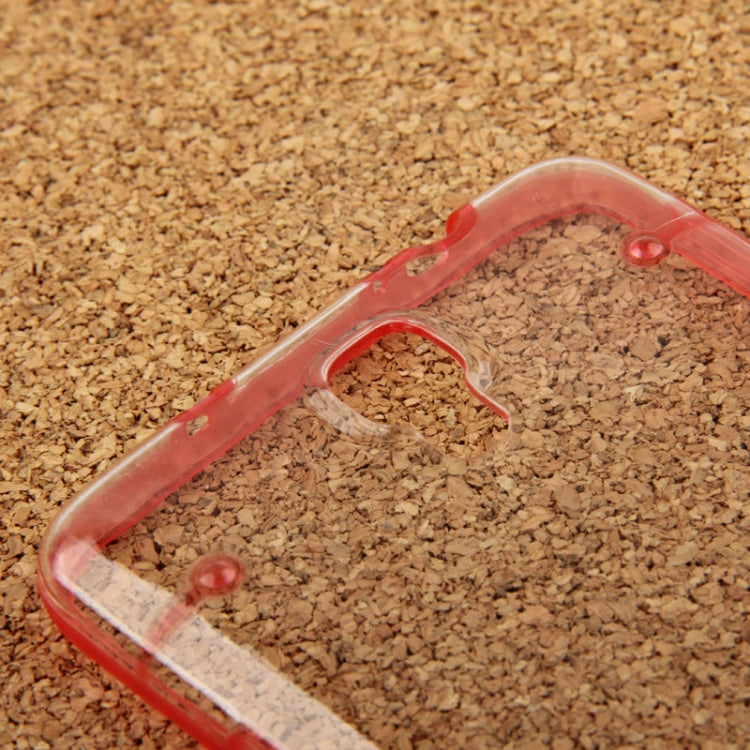 Transparent Plastic + Fluorescent Effect TPU Frame Case for Galaxy Note 3 Neo / N7505
