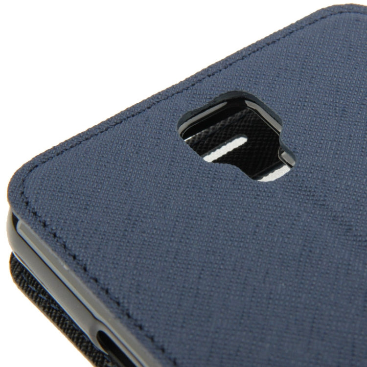 Roar Series Cross Texture Leather Case with Call Display ID & Credit Card Slots & Holder for Galaxy Note 3 Neo / N7505