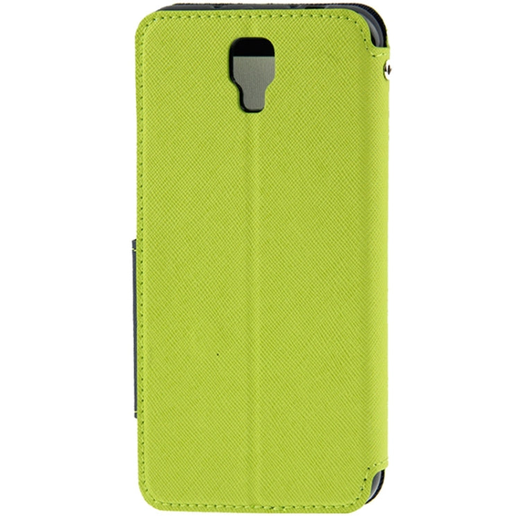 Roar Series Cross Texture Leather Case with Call Display ID & Credit Card Slots & Holder for Galaxy Note 3 Neo / N7505