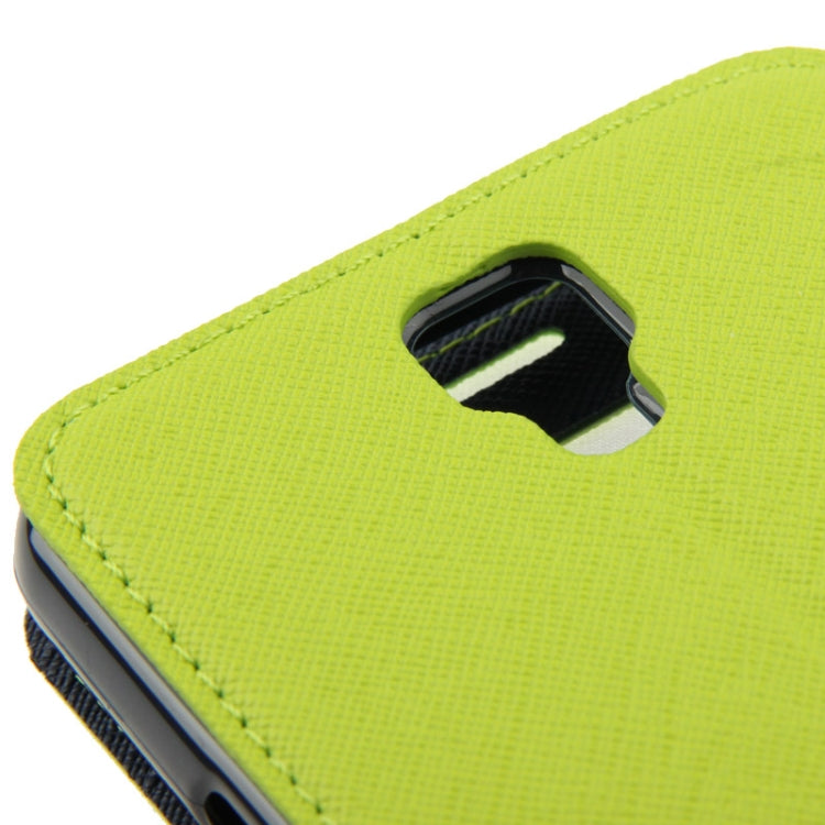 Roar Series Cross Texture Leather Case with Call Display ID & Credit Card Slots & Holder for Galaxy Note 3 Neo / N7505