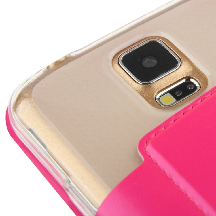 Horizontal Flip Leather Case with Foldable Cover Holder for Galaxy S5 / G900