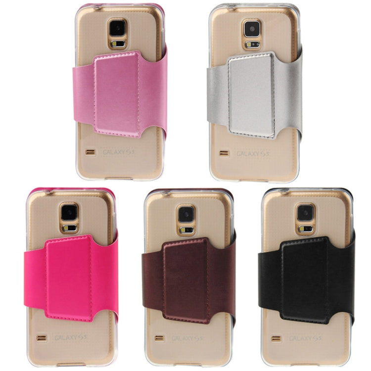 Horizontal Flip Leather Case with Foldable Cover Holder for Galaxy S5 / G900