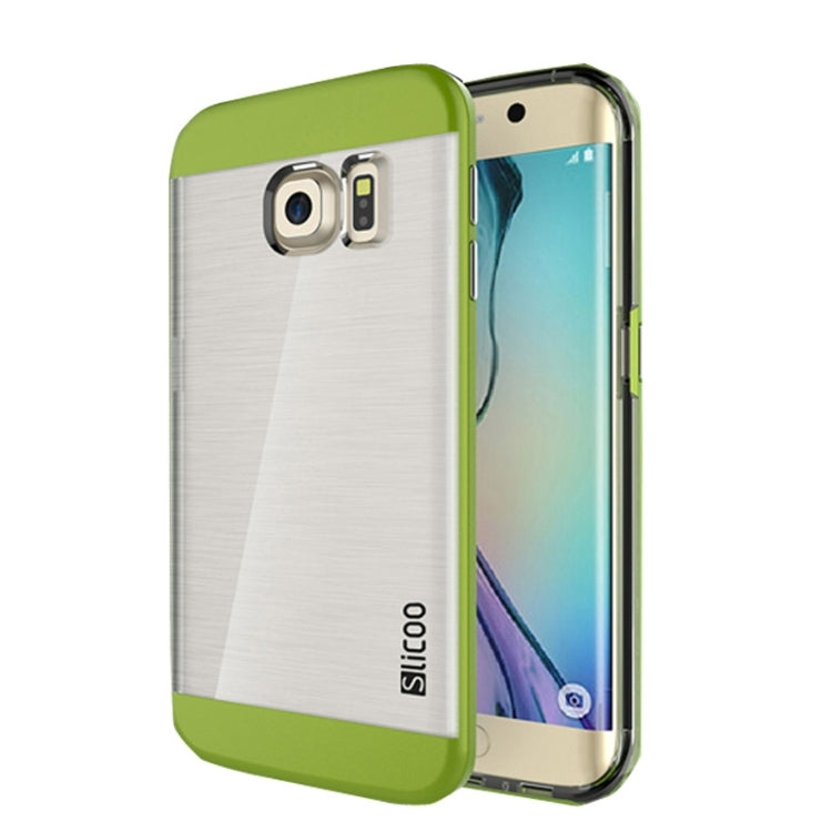 Slicoo for Galaxy S6 Edge+ / G928 Brushed Texture Electroplating Combination Case
