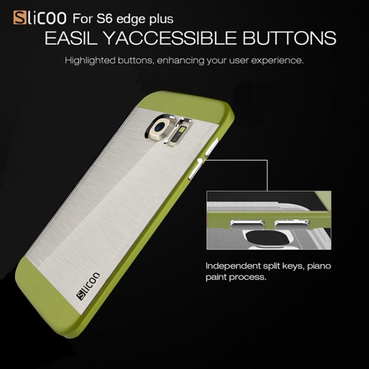 Slicoo for Galaxy S6 Edge+ / G928 Brushed Texture Electroplating Combination Case