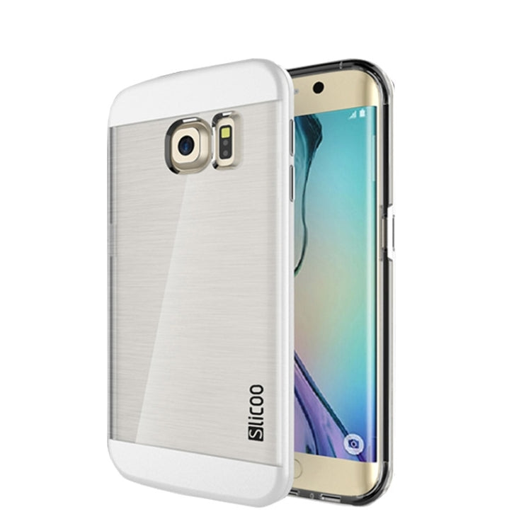Slicoo for Galaxy S6 Edge+ / G928 Brushed Texture Electroplating Combination Case