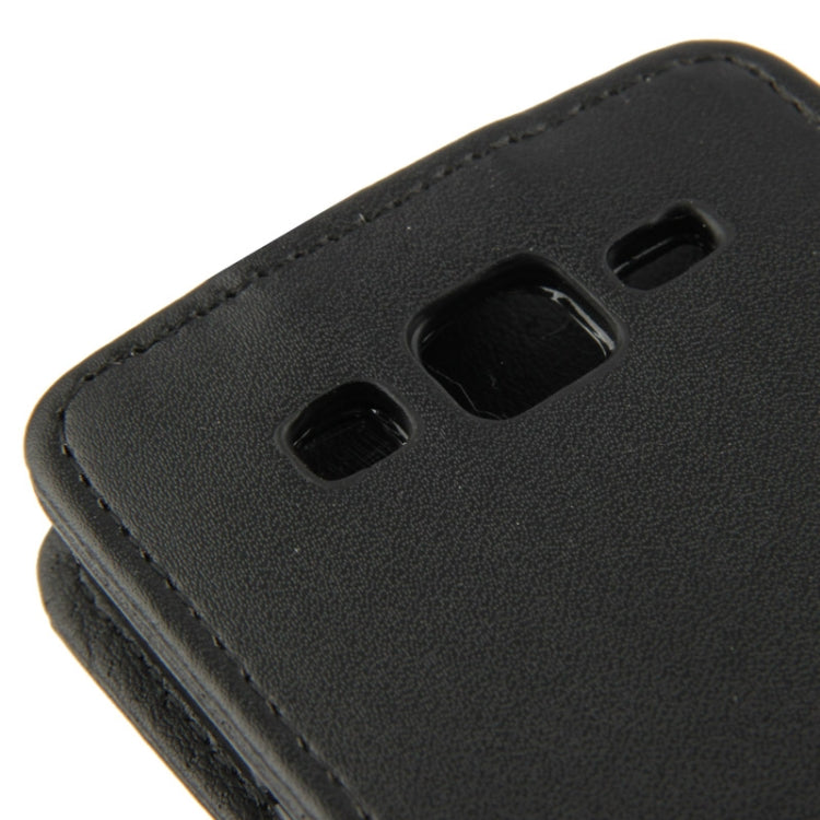 Vertical Flip Leather Case for Galaxy Win Pro / G3812(Black)