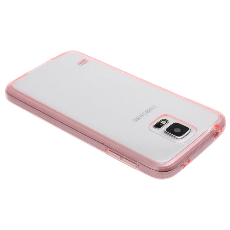 Transparent Plastic + TPU Frame Case for Galaxy S5 / G900
