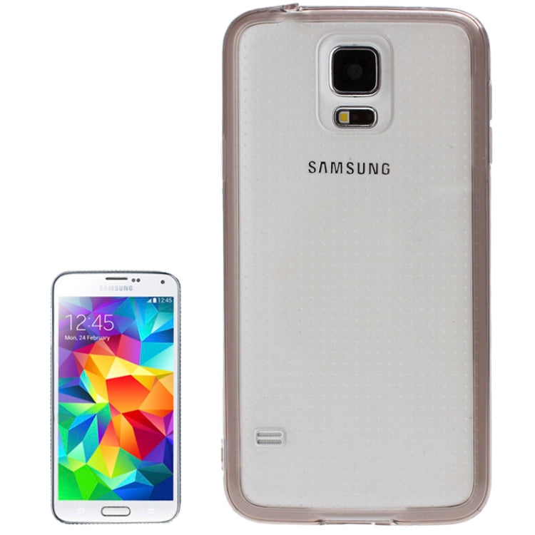 Transparent Plastic + TPU Frame Case for Galaxy S5 / G900