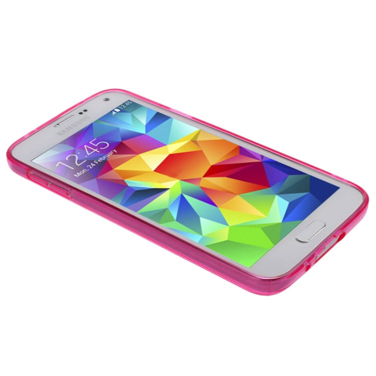 Transparent Plastic + TPU Frame Case for Galaxy S5 / G900