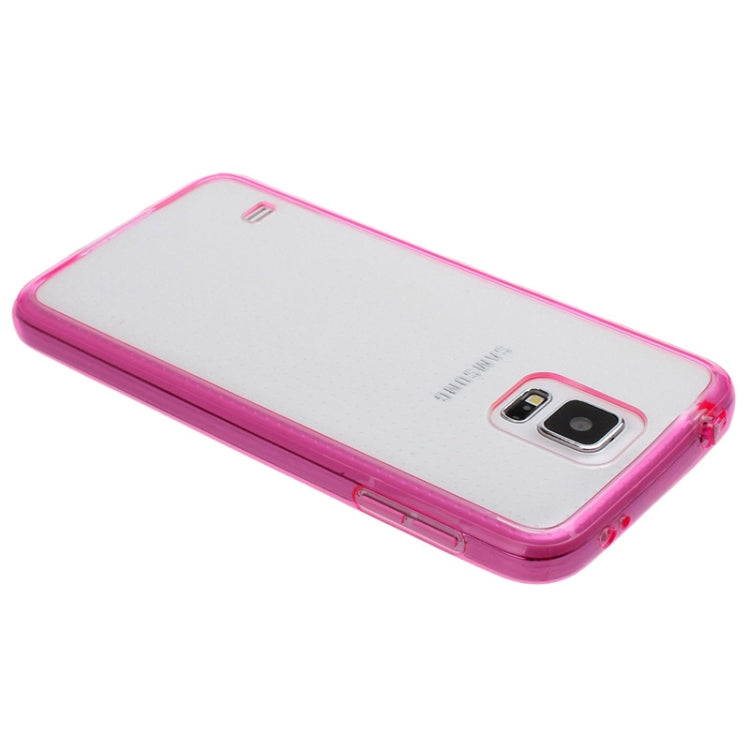 Transparent Plastic + TPU Frame Case for Galaxy S5 / G900