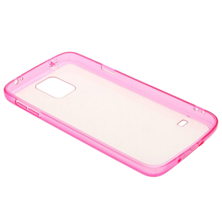 Transparent Plastic + TPU Frame Case for Galaxy S5 / G900
