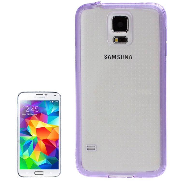 Transparent Plastic + TPU Frame Case for Galaxy S5 / G900