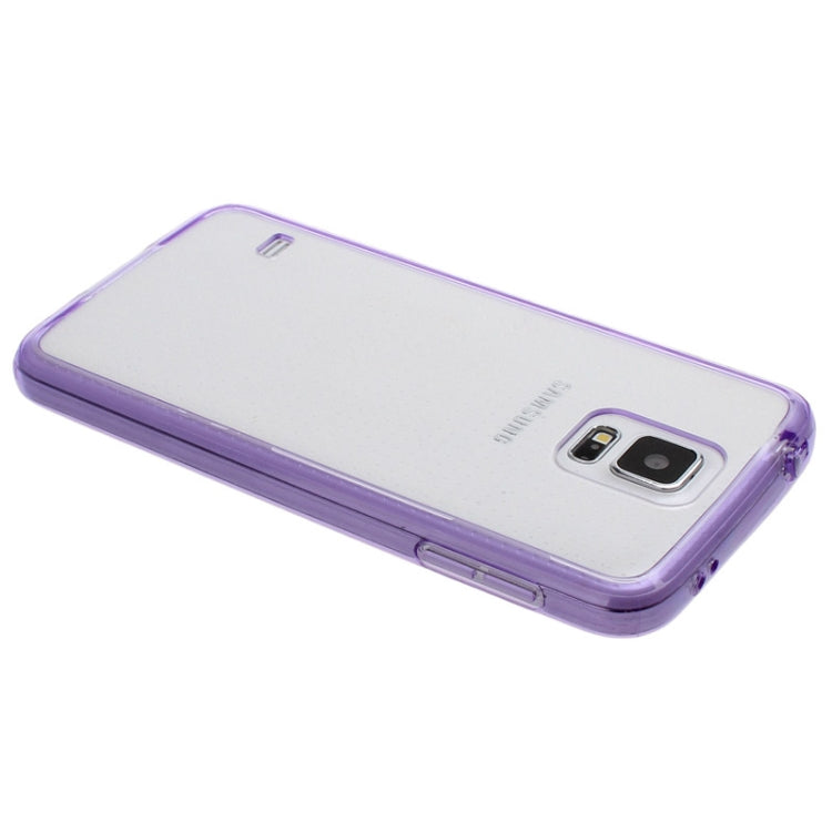 Transparent Plastic + TPU Frame Case for Galaxy S5 / G900
