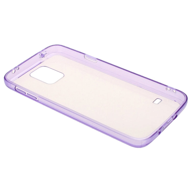 Transparent Plastic + TPU Frame Case for Galaxy S5 / G900