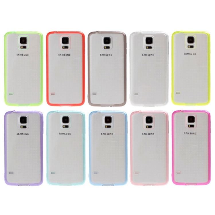 Transparent Plastic + TPU Frame Case for Galaxy S5 / G900