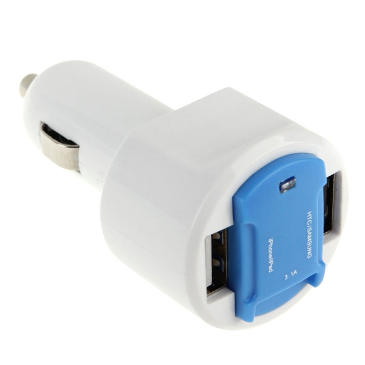 2.1A + 1.0A 5V Dual  USB Car Charger Adapter with Air Purifier for iPhone 6 & 6 Plus, iPhone 5 & 5C & 5S, iPad Air / iPad mini Retina, Galaxy Note III / N9000 / N7100 / i9500 / i9200 / HTC / LG / Sony / Nokia and other USB Device