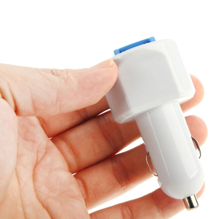 2.1A + 1.0A 5V Dual  USB Car Charger Adapter with Air Purifier for iPhone 6 & 6 Plus, iPhone 5 & 5C & 5S, iPad Air / iPad mini Retina, Galaxy Note III / N9000 / N7100 / i9500 / i9200 / HTC / LG / Sony / Nokia and other USB Device