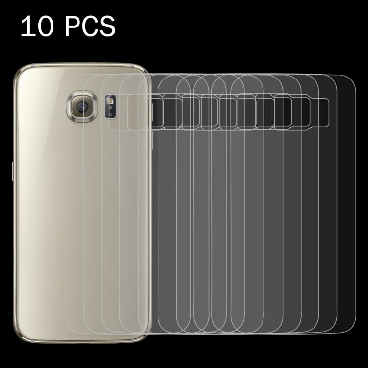 10 PCS for Galaxy S6 / G920 & S6 Edge / G925 0.26mm 9H Surface Hardness 2.5D Explosion-proof Back Tempered Glass Film