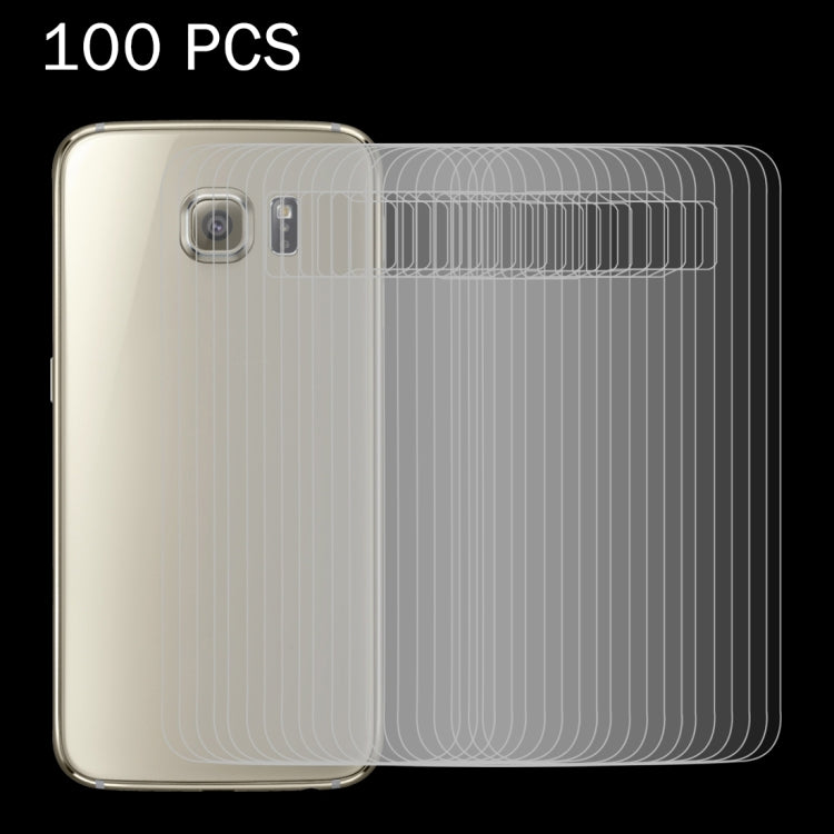 100 PCS for Galaxy S6 / G920 & S6 Edge / G925 0.26mm 9H Surface Hardness 2.5D Explosion-proof Back Tempered Glass Film