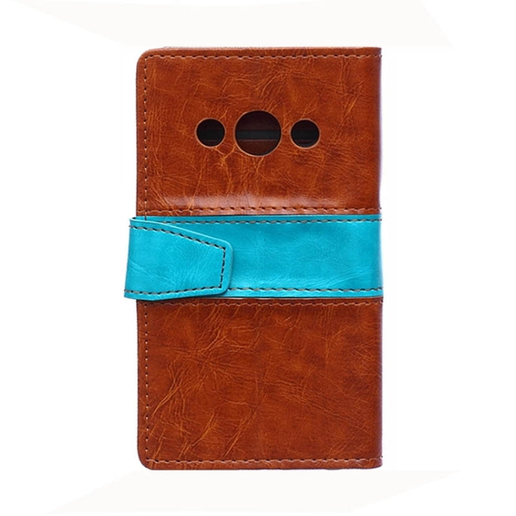 Crazy Horse Texture Color Matching Flip Leather Case with Holder & Card Slots & Wallet for Galaxy Xcover 3 / G388F