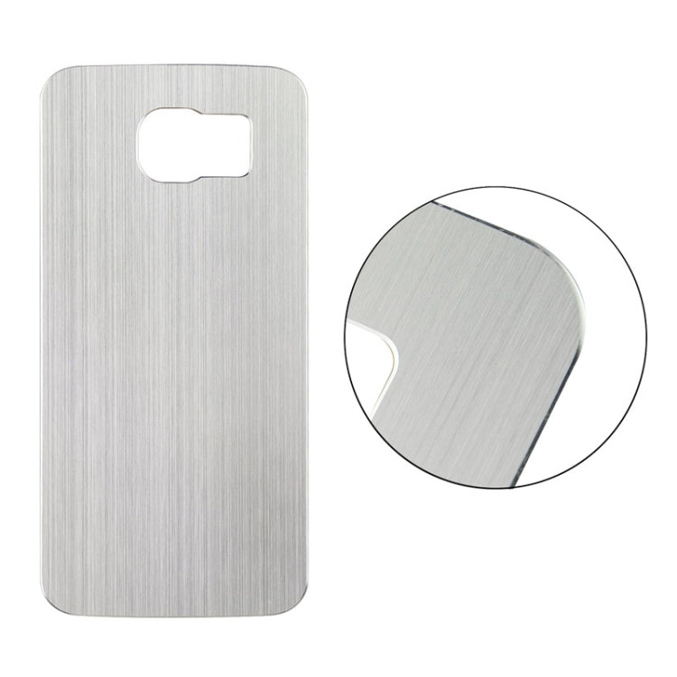 0.3mm Front + Back Brushed Texture Titanium Alloy Full Screen Tempered Glass Screen Protector for Galaxy S6 / G920