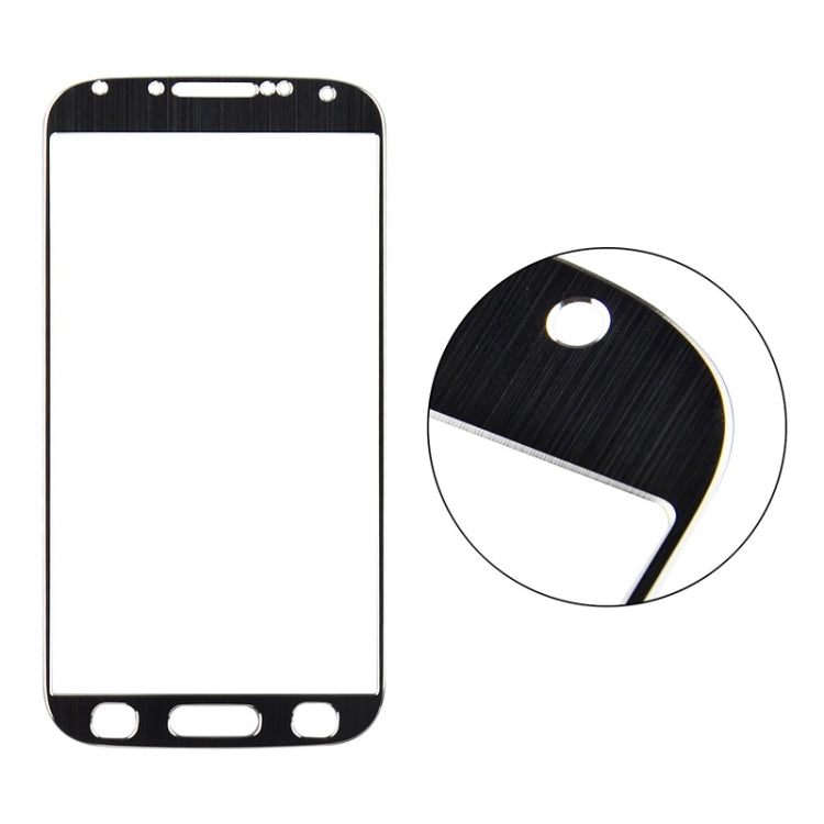 0.3mm Brushed Texture Titanium Alloy Full Screen Tempered Glass Screen Protector for Galaxy S IV / i9500