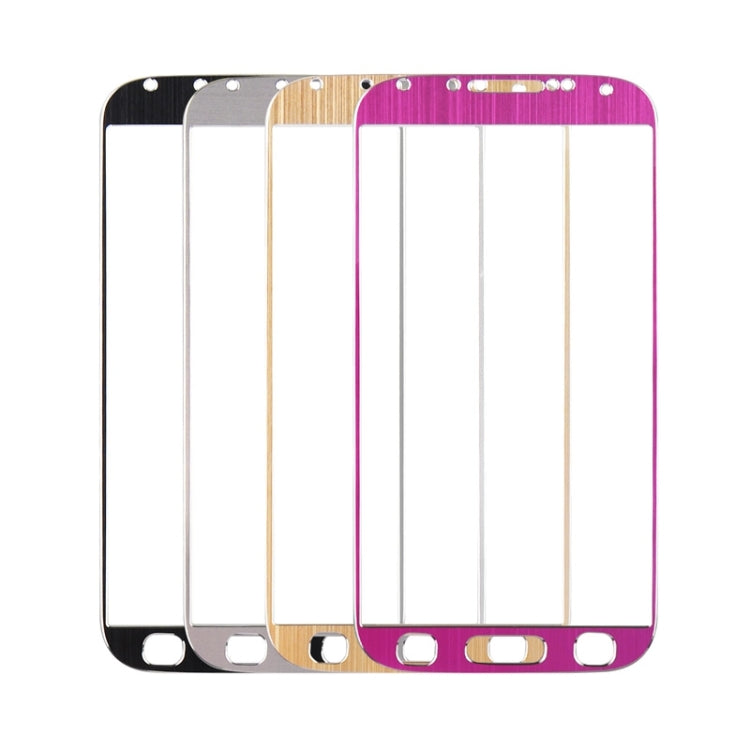 0.3mm Brushed Texture Titanium Alloy Full Screen Tempered Glass Screen Protector for Galaxy S IV / i9500