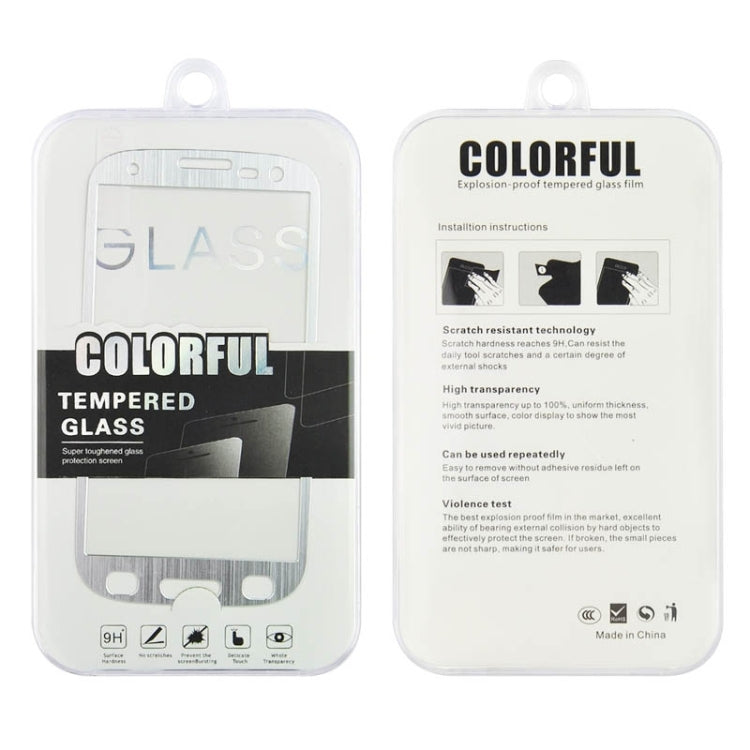 0.3mm Brushed Texture Titanium Alloy Full Screen Tempered Glass Screen Protector for Galaxy SIII / i9300