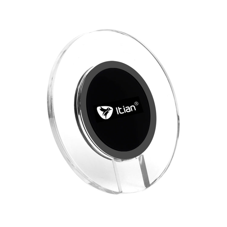 Itian A9 Qi Standard Circular Wireless Charger with LED Indicator  for iPhone 8 / 8 Plus / X &  Galaxy S7 Edge / S7 / S6 / S6 edge plus / Note 5 / Nokia / LG / HTC
