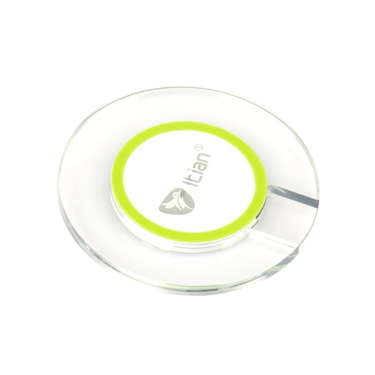 Itian A9 Qi Standard Circular Wireless Charger with LED Indicator  for iPhone 8 / 8 Plus / X &  Galaxy S7 Edge / S7 / S6 / S6 edge plus / Note 5 / Nokia / LG / HTC