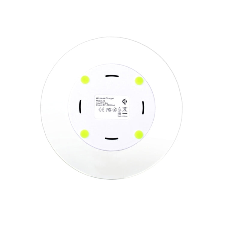 Itian A9 Qi Standard Circular Wireless Charger with LED Indicator  for iPhone 8 / 8 Plus / X &  Galaxy S7 Edge / S7 / S6 / S6 edge plus / Note 5 / Nokia / LG / HTC
