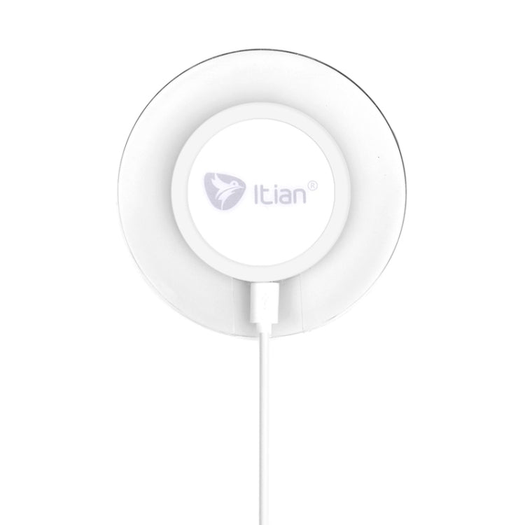 Itian A9 Qi Standard Circular Wireless Charger with LED Indicator  for iPhone 8 / 8 Plus / X &  Galaxy S7 Edge / S7 / S6 / S6 edge plus / Note 5 / Nokia / LG / HTC