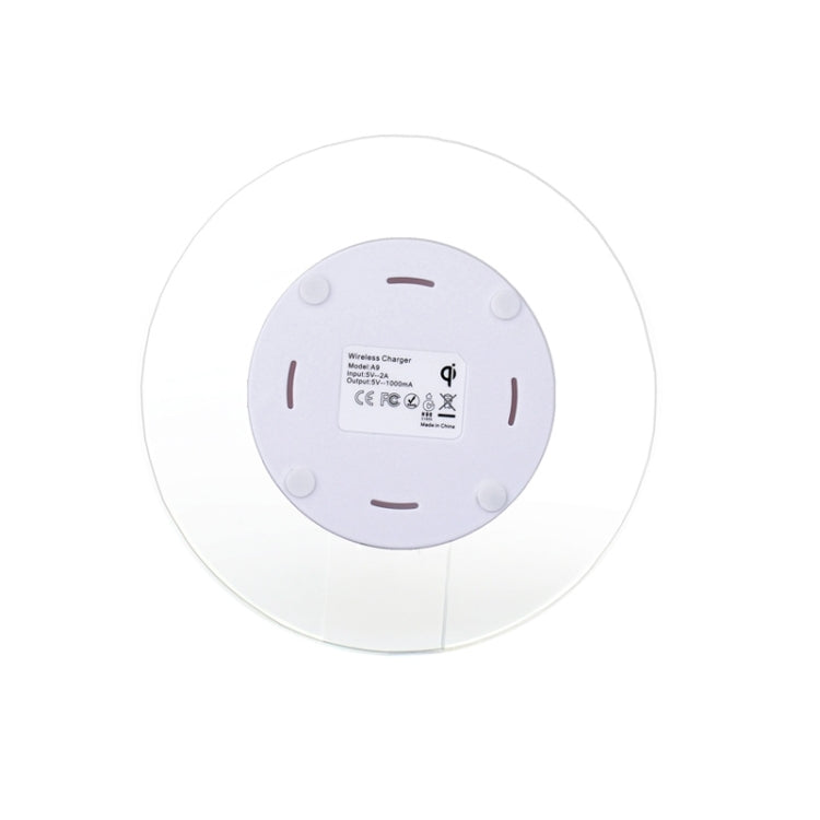 Itian A9 Qi Standard Circular Wireless Charger with LED Indicator  for iPhone 8 / 8 Plus / X &  Galaxy S7 Edge / S7 / S6 / S6 edge plus / Note 5 / Nokia / LG / HTC