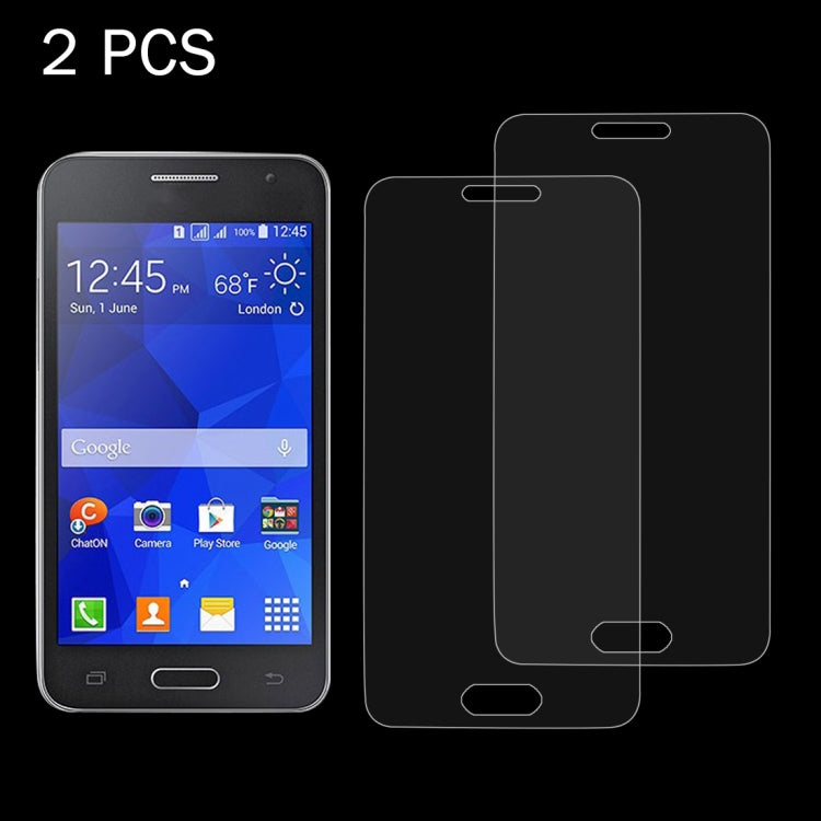 2 PCS 0.26mm 9H Surface Hardness 2.5D Explosion-proof Tempered Glass Screen Film for Galaxy Core 2 / G355H