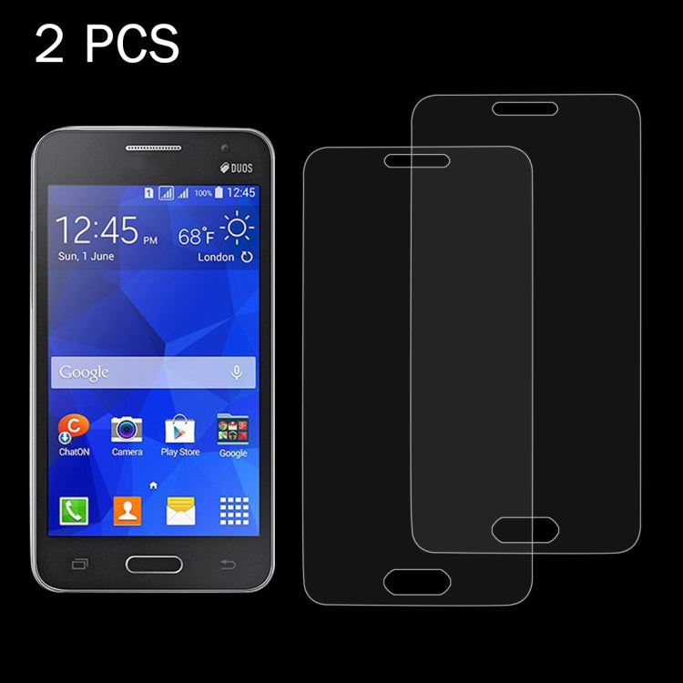 2 PCS 0.26mm 9H Surface Hardness 2.5D Explosion-proof Tempered Glass Screen Film for Galaxy Core 2 / G355H