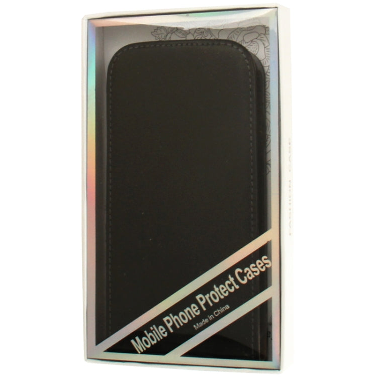 Economic Durable Genuine Leather Vertical Flip Case for Galaxy S IV / i9500