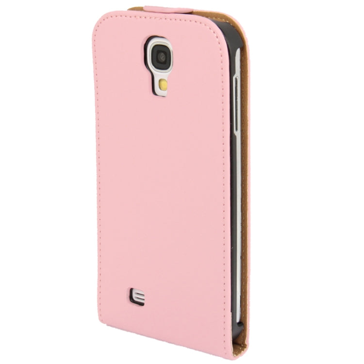 Economic Durable Genuine Leather Vertical Flip Case for Galaxy S IV / i9500