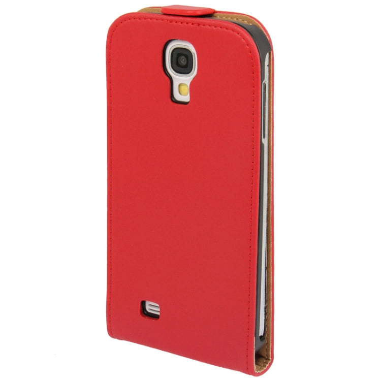 Economic Durable Genuine Leather Vertical Flip Case for Galaxy S IV / i9500