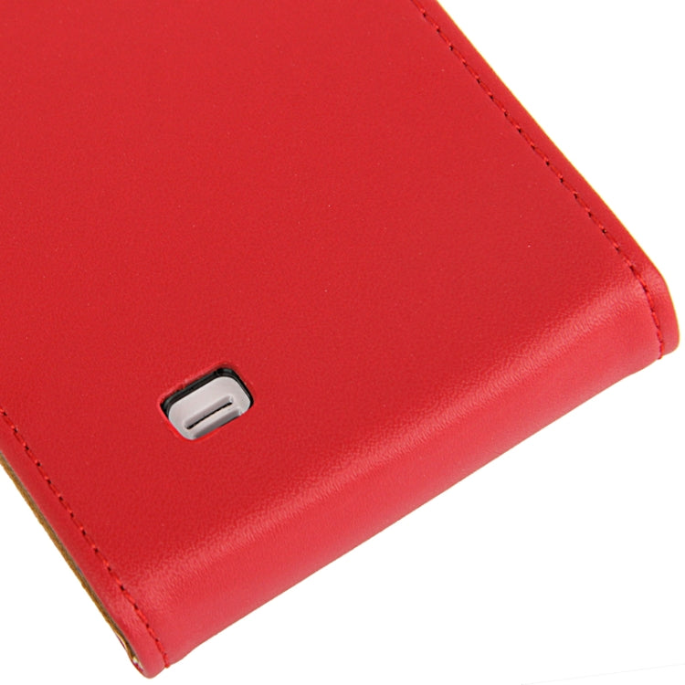Economic Durable Genuine Leather Vertical Flip Case for Galaxy S IV / i9500