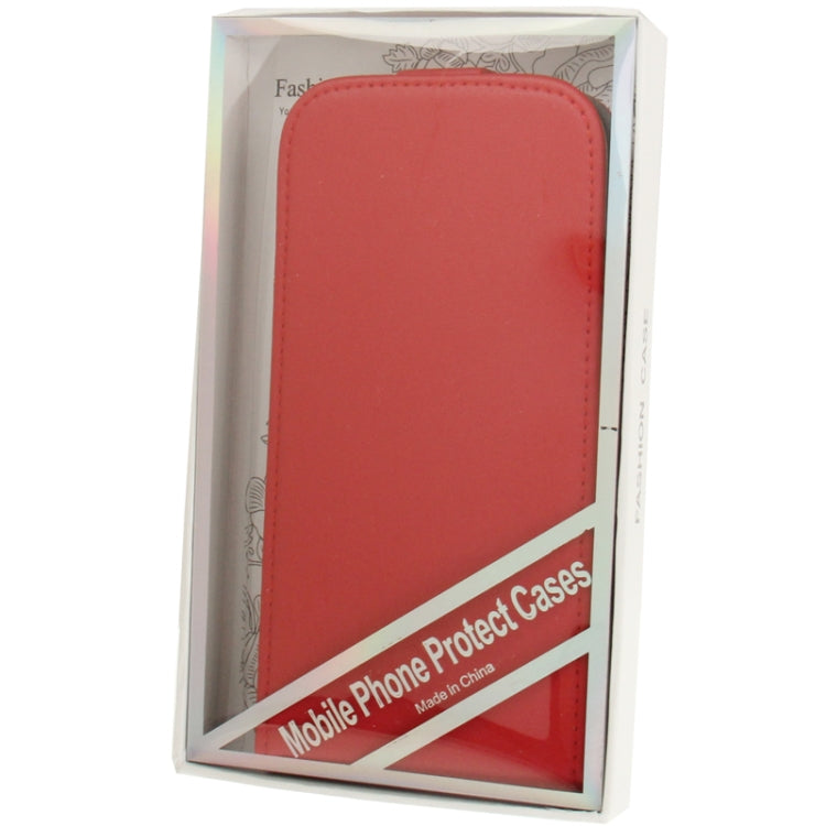 Economic Durable Genuine Leather Vertical Flip Case for Galaxy S IV / i9500