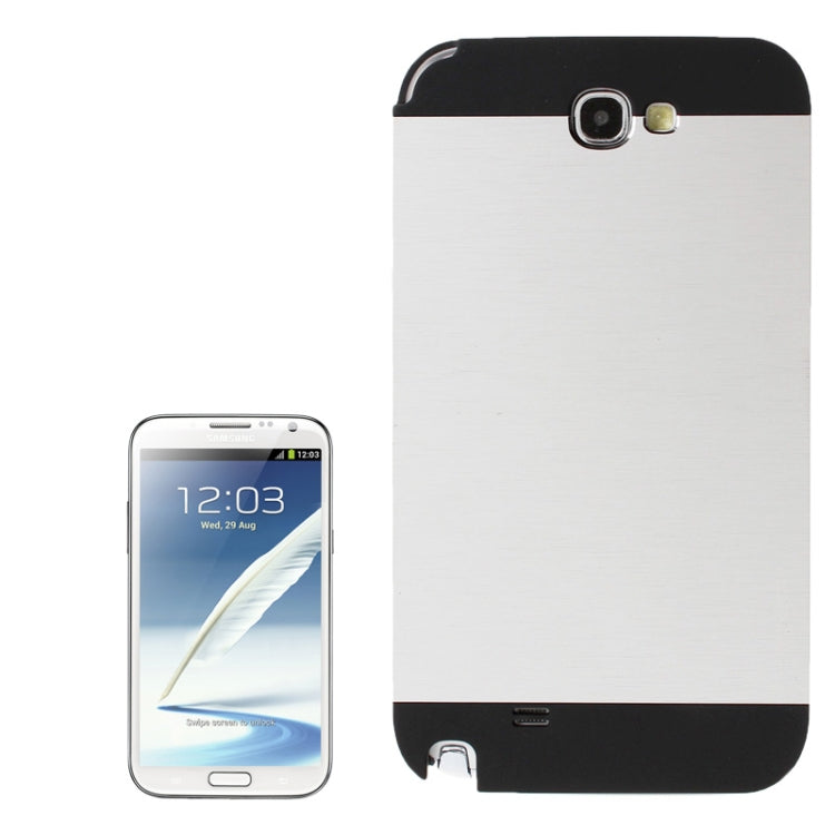 MOTOMO Metal Paste Skin Frosted Plastic Case for Galaxy Note II / N7100