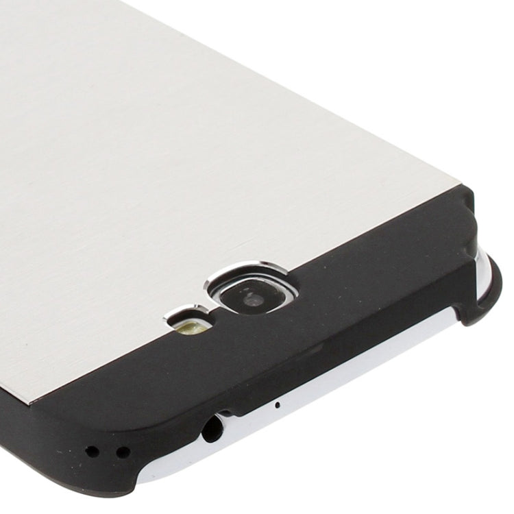 MOTOMO Metal Paste Skin Frosted Plastic Case for Galaxy Note II / N7100
