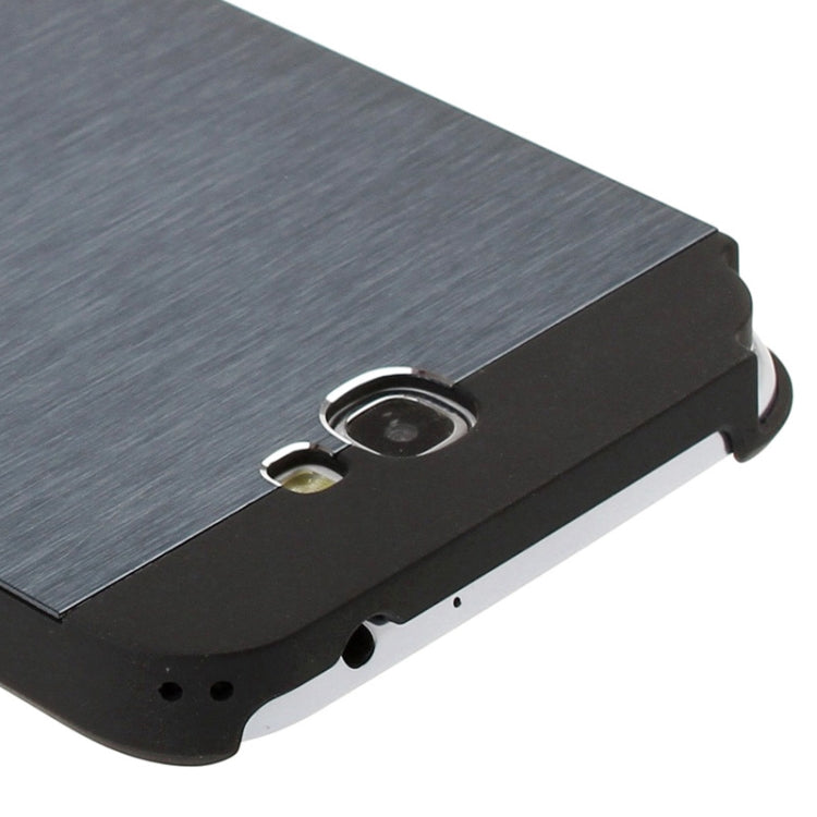 MOTOMO Metal Paste Skin Frosted Plastic Case for Galaxy Note II / N7100