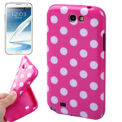 Dot Pattern TPU Case for Galaxy Note II / N7100